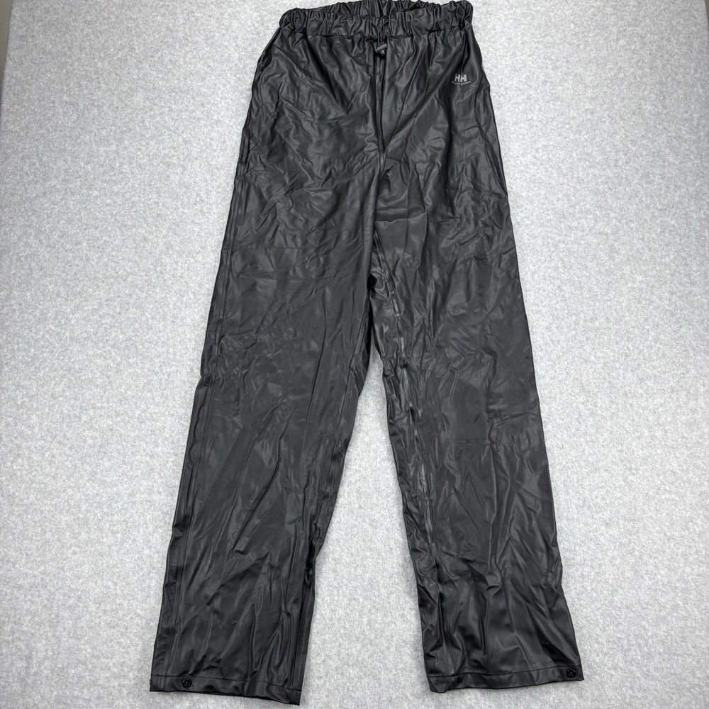 Helly Hansen Rain Pants Men Medium Black Insulation Waterproof Versatile Outdoor